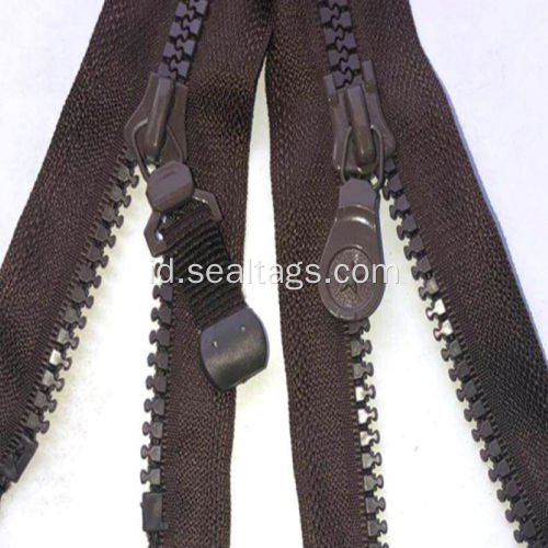 Zipper Pemisah Dua Arah Slider